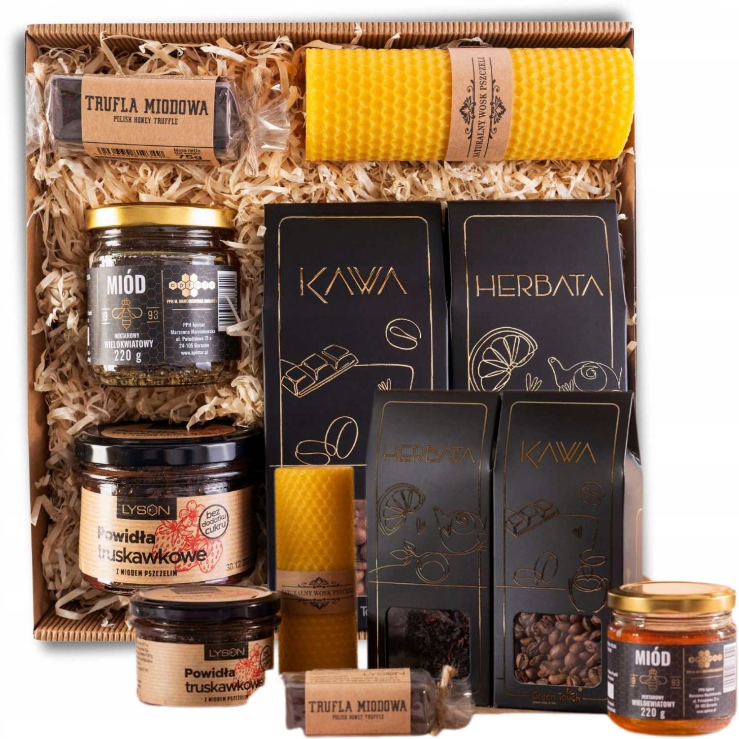 Levně Dárkový Koš Set Čaj Káva Dárek Na Velikonoce Dárek Pro Zajíce