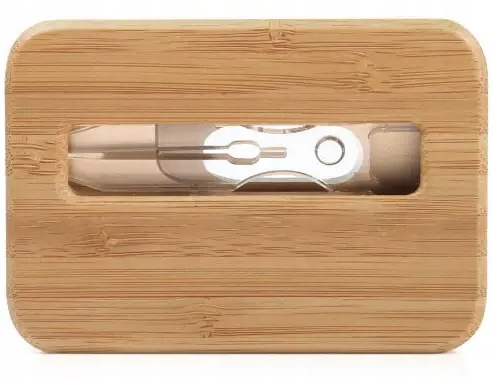 BAMBUSOWY STOJAK STAND DOCK DO IPHONE ZŁOTY EAN (GTIN) 5903672278393