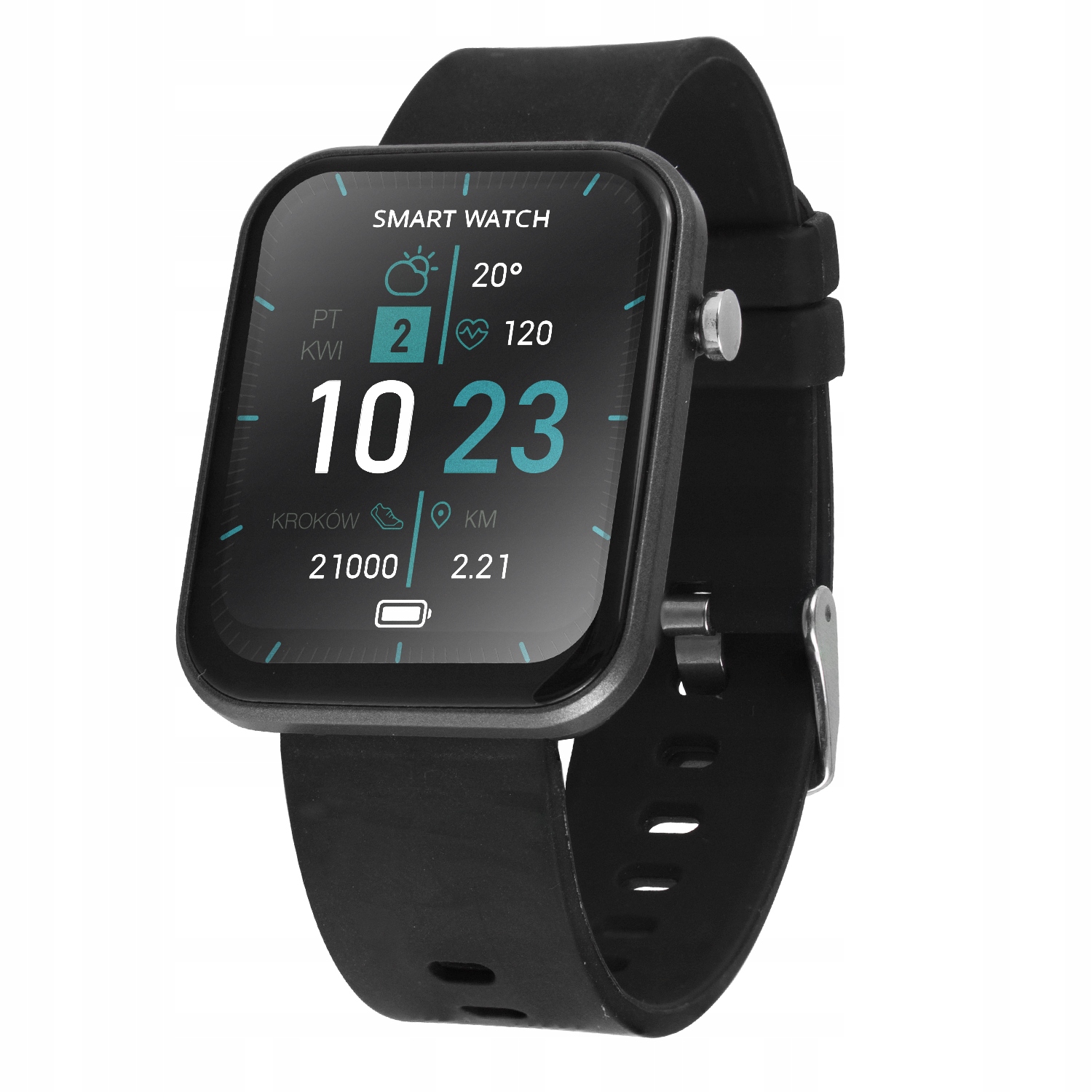 Smartwatch Nowoczesny Wodoodporny Dotykowy Ekran 8 Trybów Sportowych