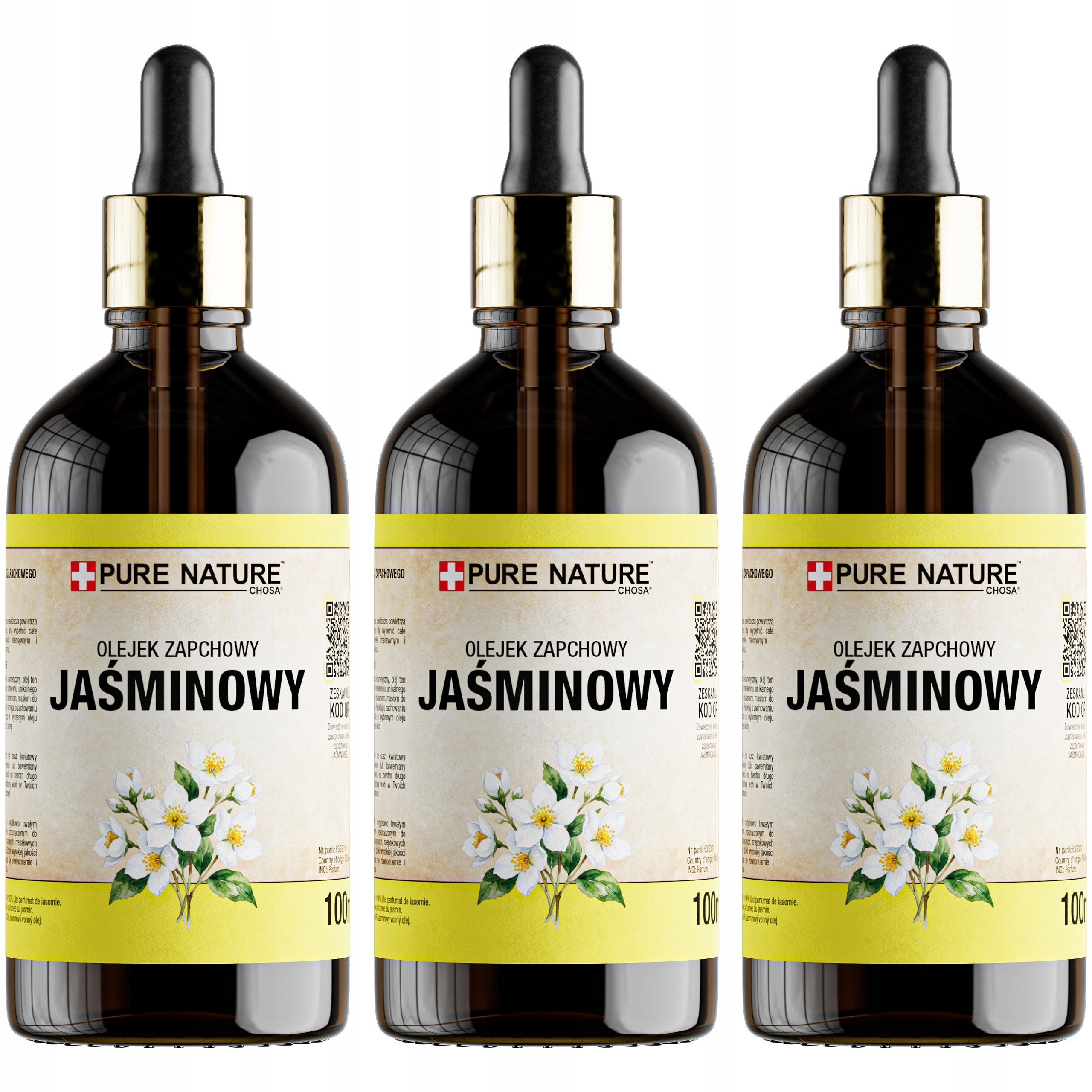 Jasmínový Olej Do Difuzérových Svíček 100% Čistý Velmi Intenzivní 3x100 ml