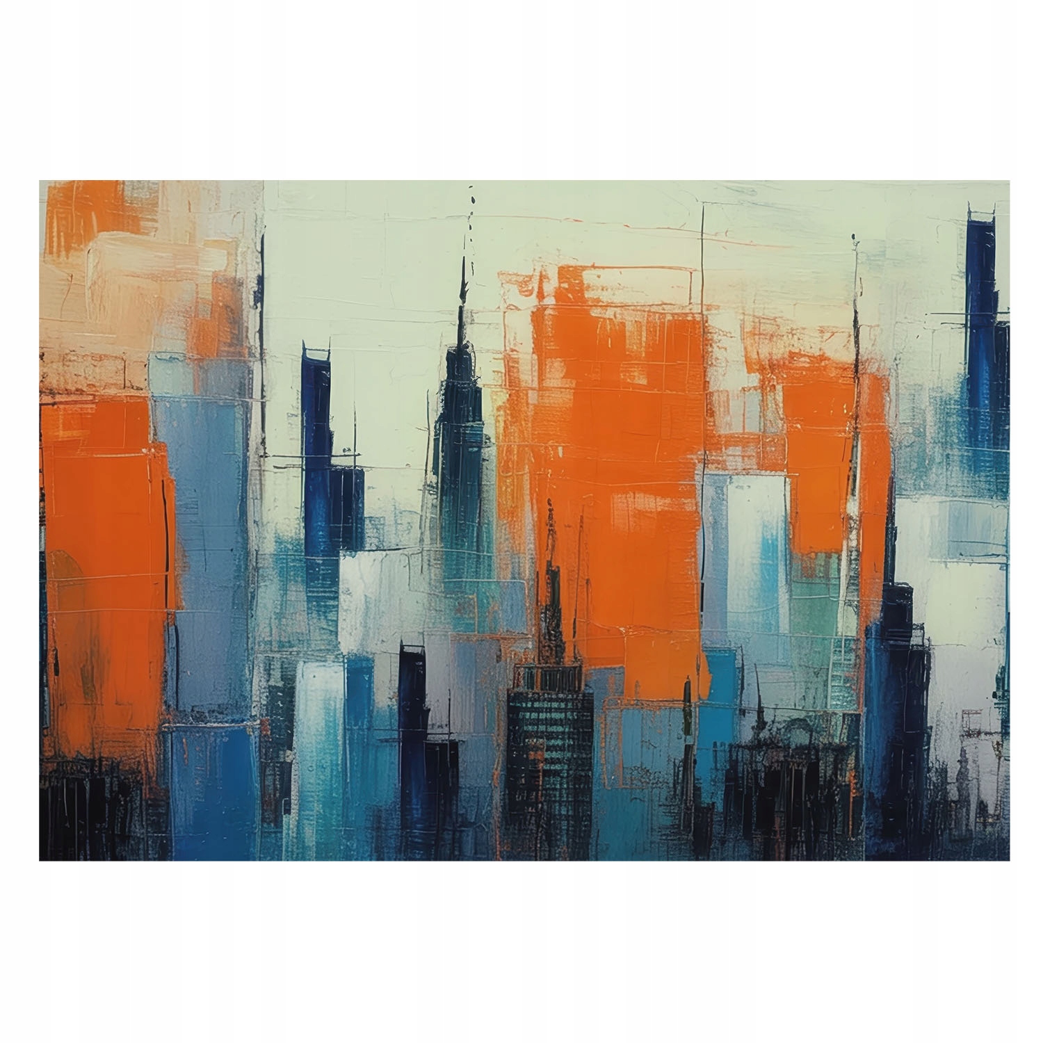 Fototapeta Flizelina Dekoratívna do kancelárie Mesto abstrakcia 312x219 Lepidlo