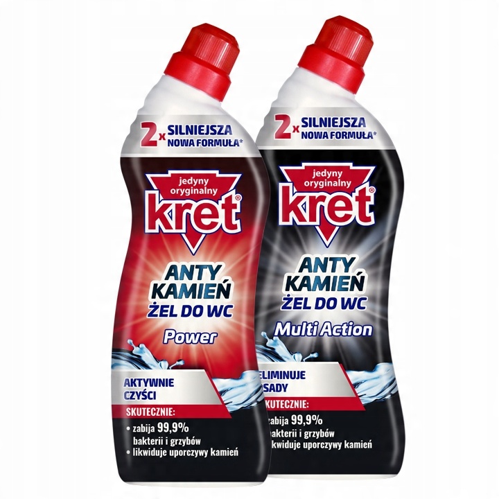 

Kret Zero Kamienia Żel do Wc Grzybobójczy 2x750