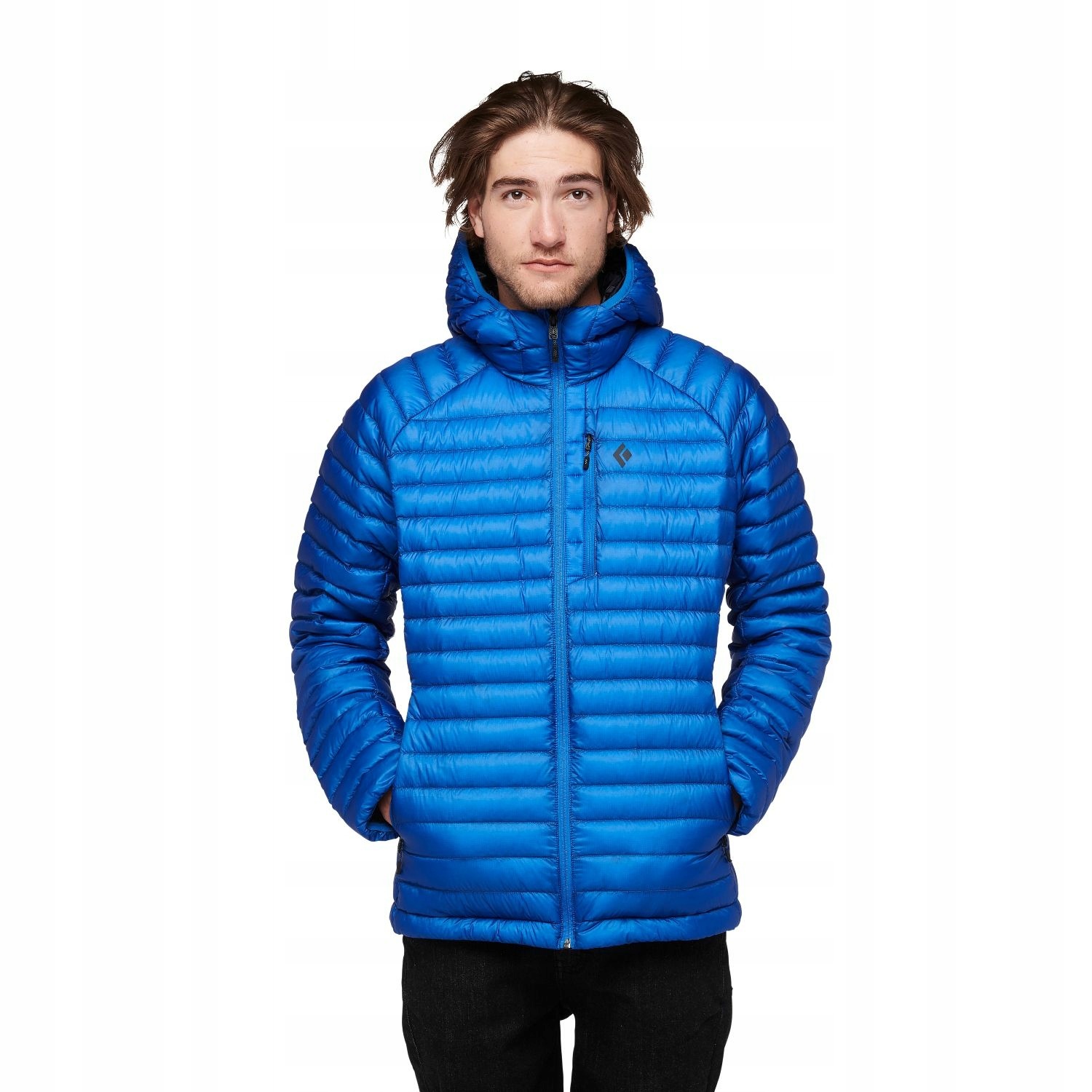 Męska kurtka puchowa Black Diamond Approach Down Hoody drifter blue S