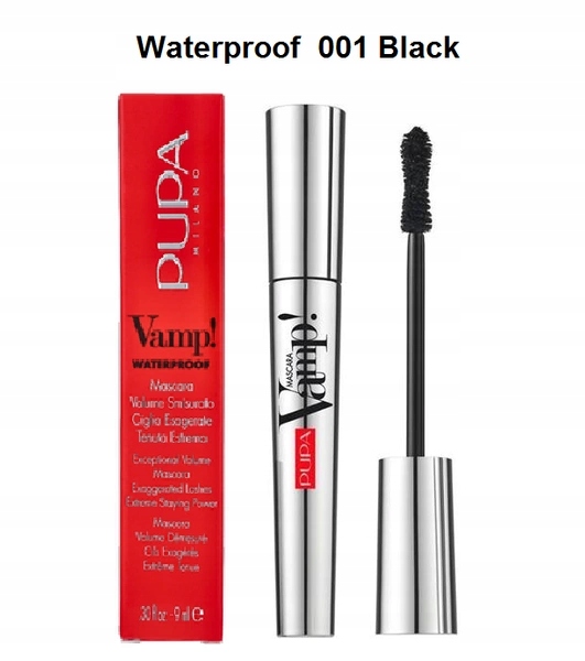 Pupa Vamp! Mascara Waterproof 001 Black 9ml