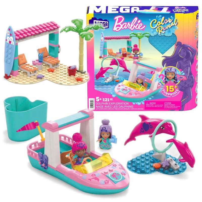 

Barbie Color Reveal Przyg. z delfinami HHW83
