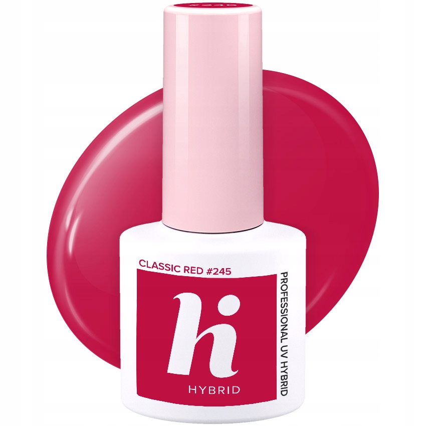 HI HYBRID LAKIER HYBRYDOWY 245 CLASSIC RED 5ml