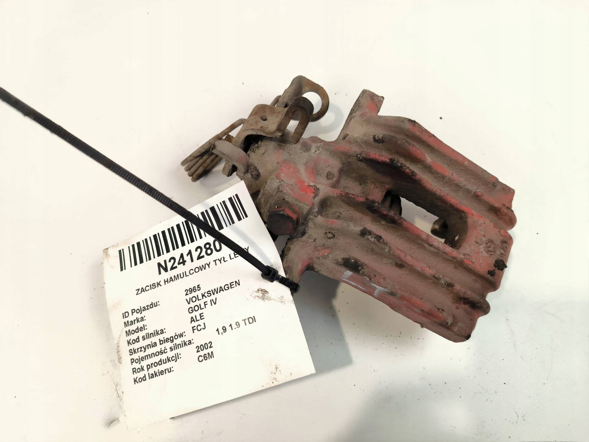 caliper brake rear part left VOLKSWAGEN GOLF IV