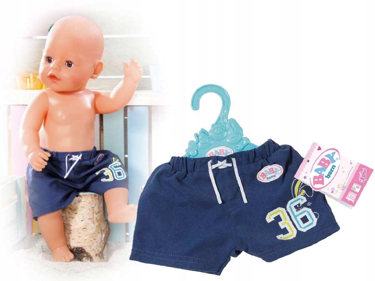 

Baby Born Szorty Plażowe Letnie granatowe 825457
