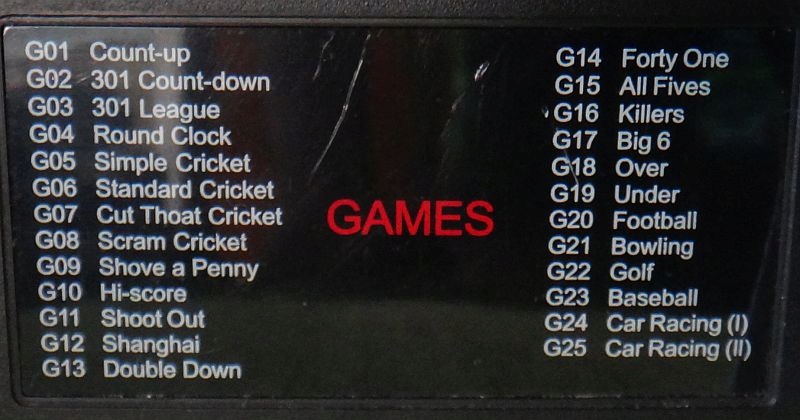 TARCZA DART PL-15 25 gier WYSOKI MODEL LOTKI RZUTKI GROTY Rodzaj elektroniczna