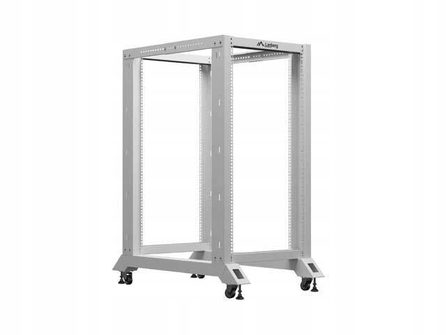 Stojak Open Rack 19" Lanberg 22U 600x1000 szary