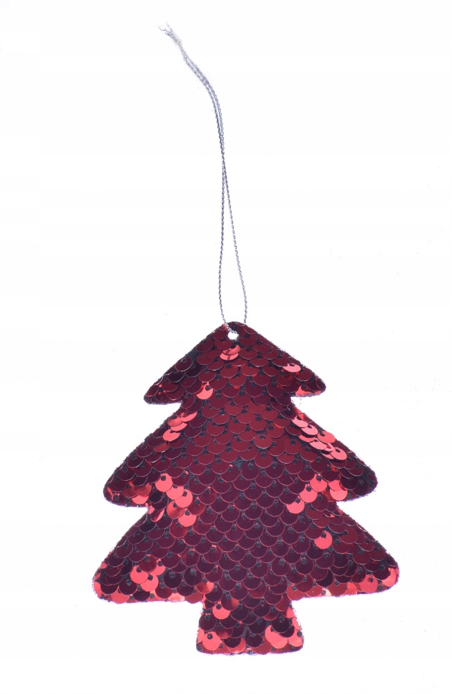 

ZAWIESZKa BOMBKa na Choinkę choinka 12 cm czerwona