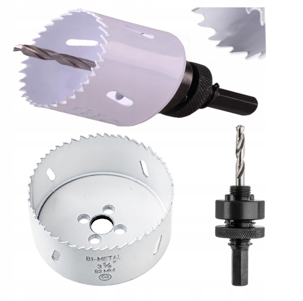 

Otwornica Koronka Bimetalowa 92mm Do Metalu Drewna