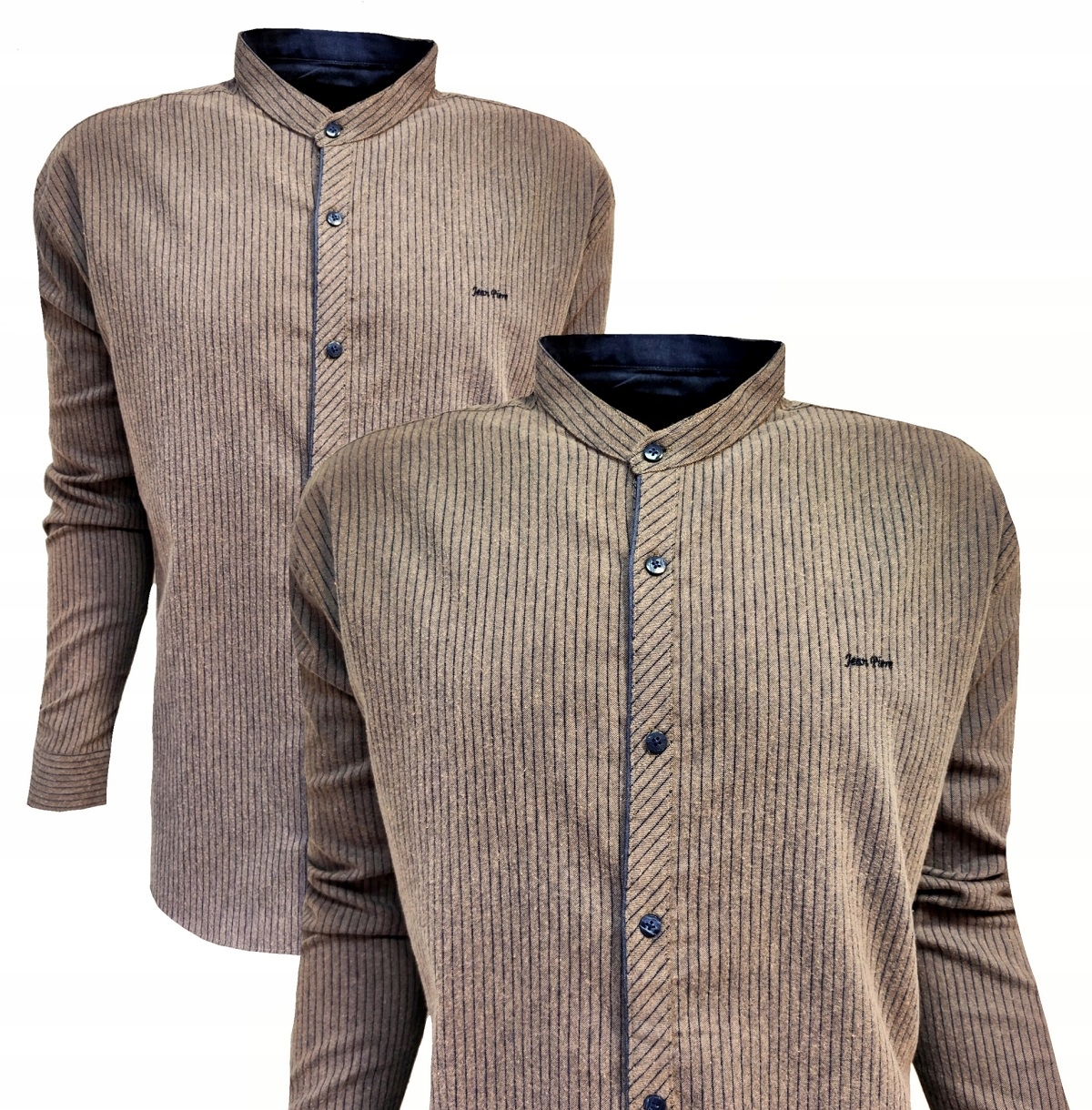 Pánská košile Klasické teplé pruhy 4XL Jean Piere