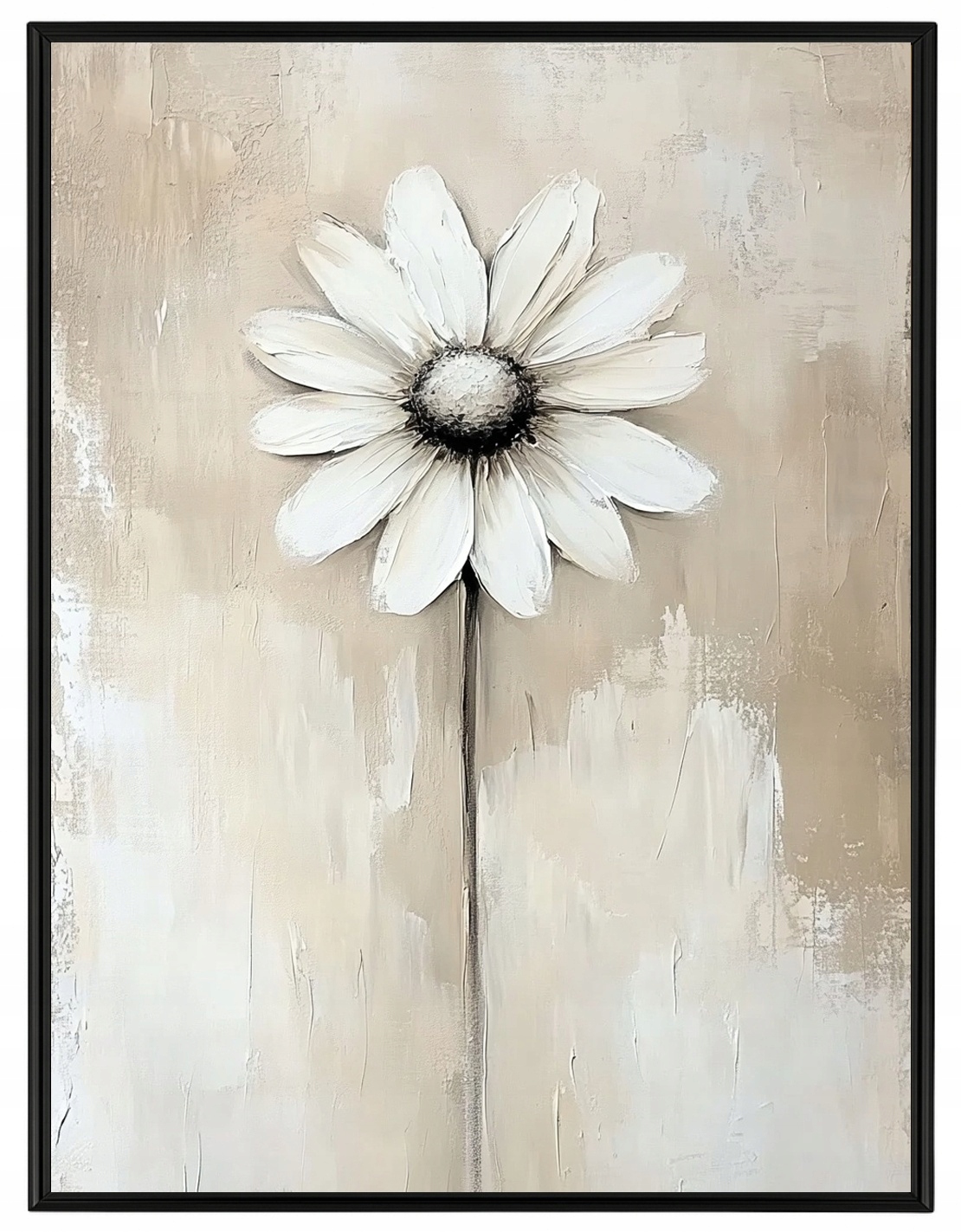 Plakát Rámeček Aluminium Příroda Květ Sedmikráska Zahrada Boho Scandi 60x80