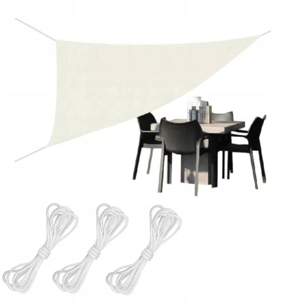 

Żagiel Przeciwsłoneczny Ogrodowy Wodoodporny 3,6m