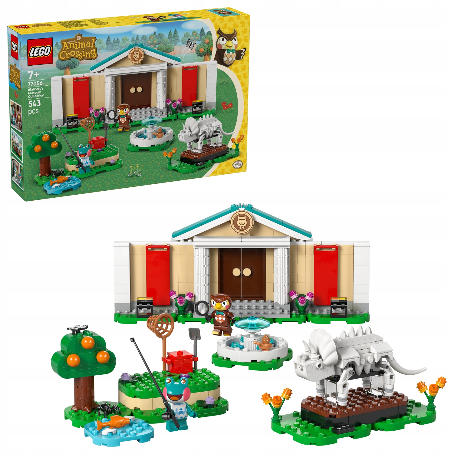 Lego Animal Crossing 77056 Blathers a jeho muzejní sbírka