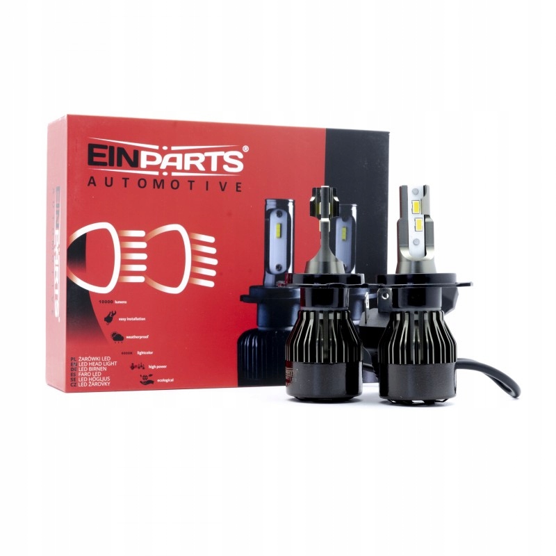 

H4 Led Can Bus 6000K Chip Usa 12/24V 10000LM Mocne