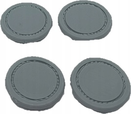 4x Zaślepka czujnika parkowania V2, szare