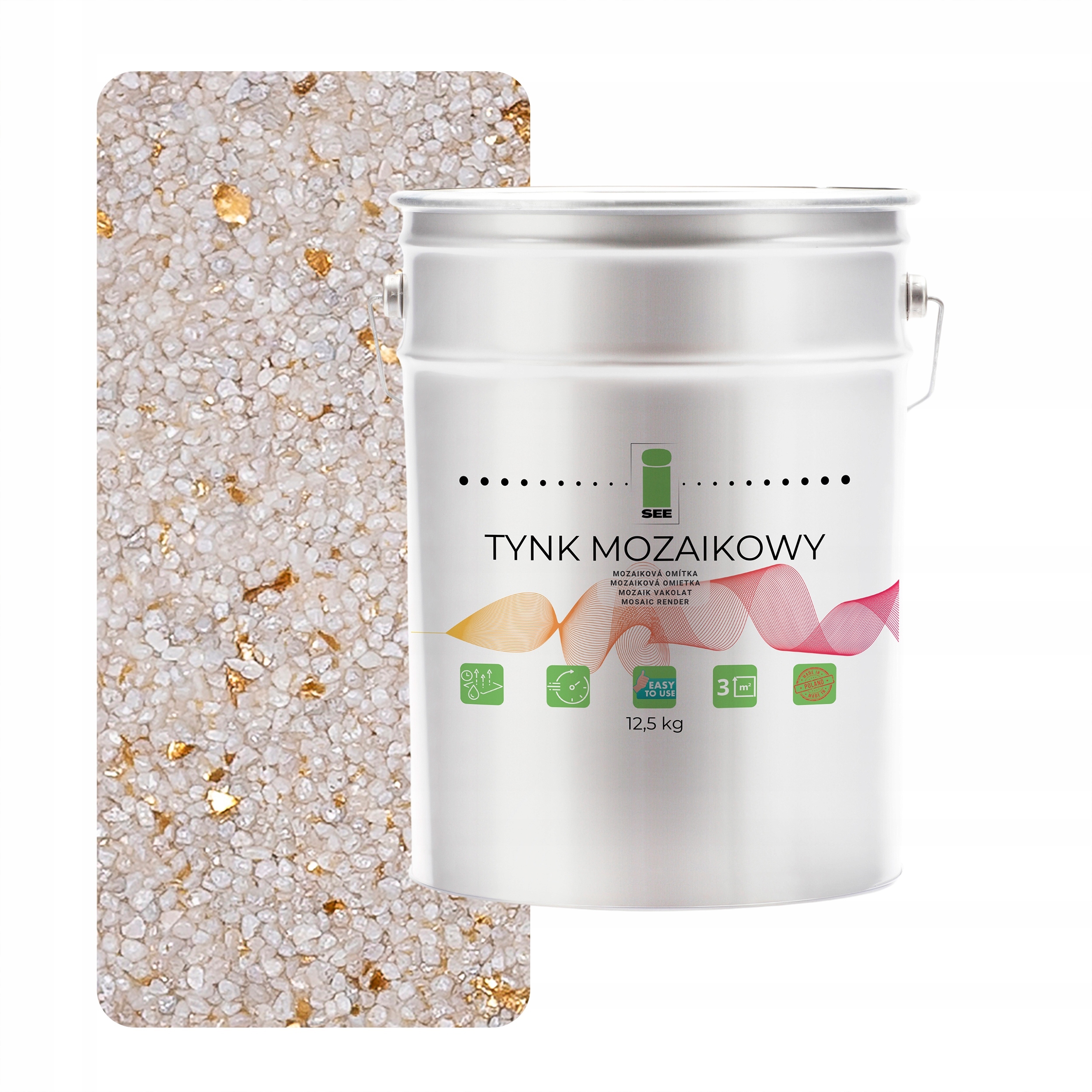 Mozaiková omítka s Mickeym Béžová Světlá pryskyřičná 12,5KG Mrazuvzdorná M08