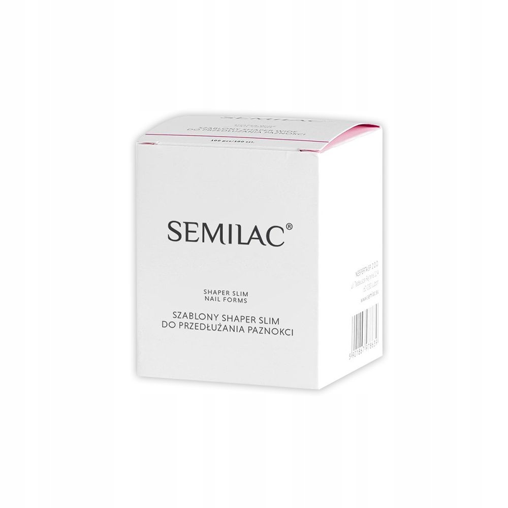 

Semilac Slim Szablony Do Przedłużania 100 szt.