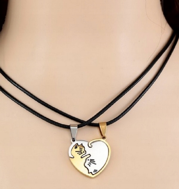 

Naszyjnik Przyjaźni Koty Yin Yang Bff B326