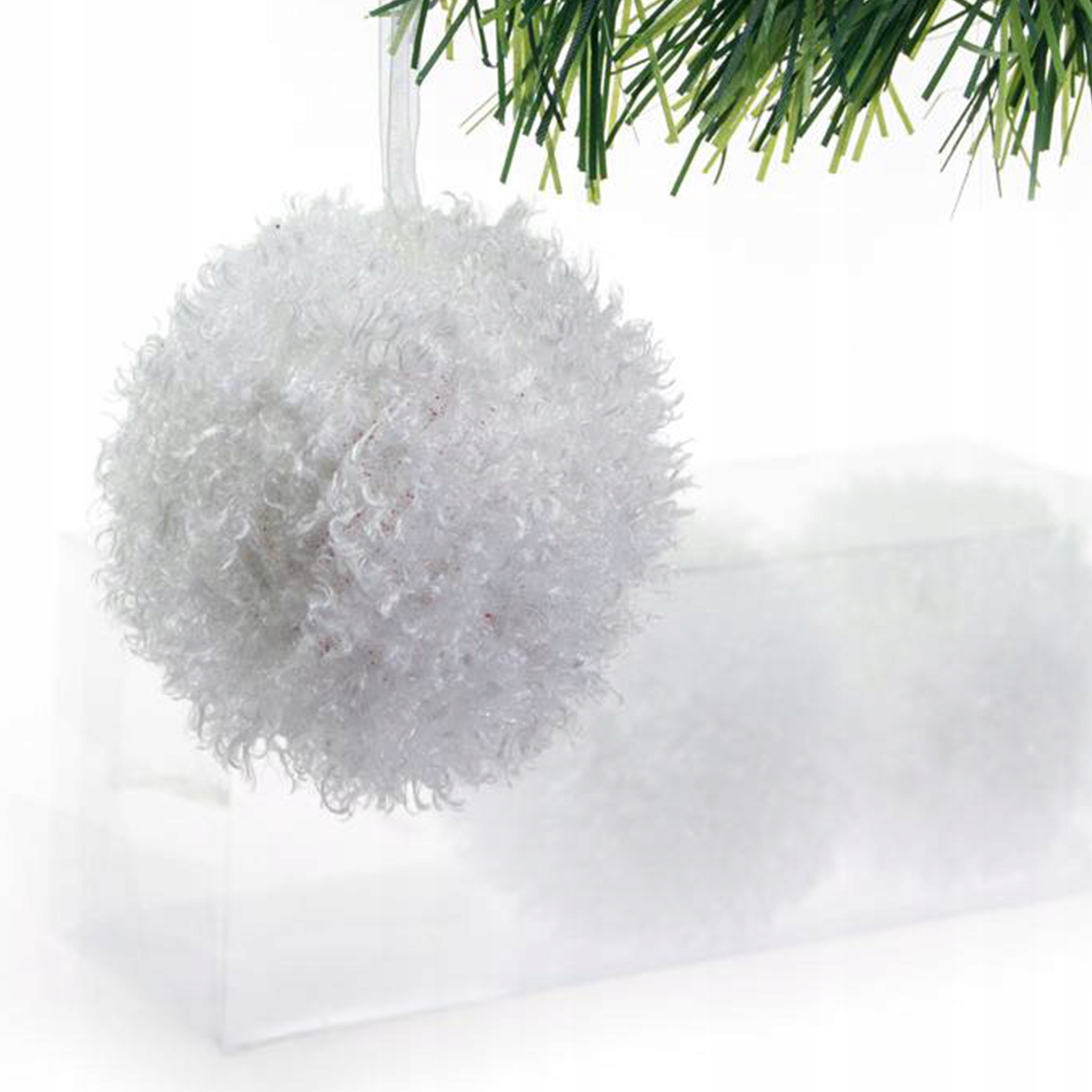 

Bombka styropianowa Puchacz 8cm 3szt