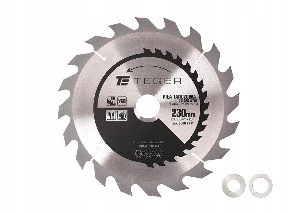 Piła tarczowa do drewna z węglikiem spiekanym 230x