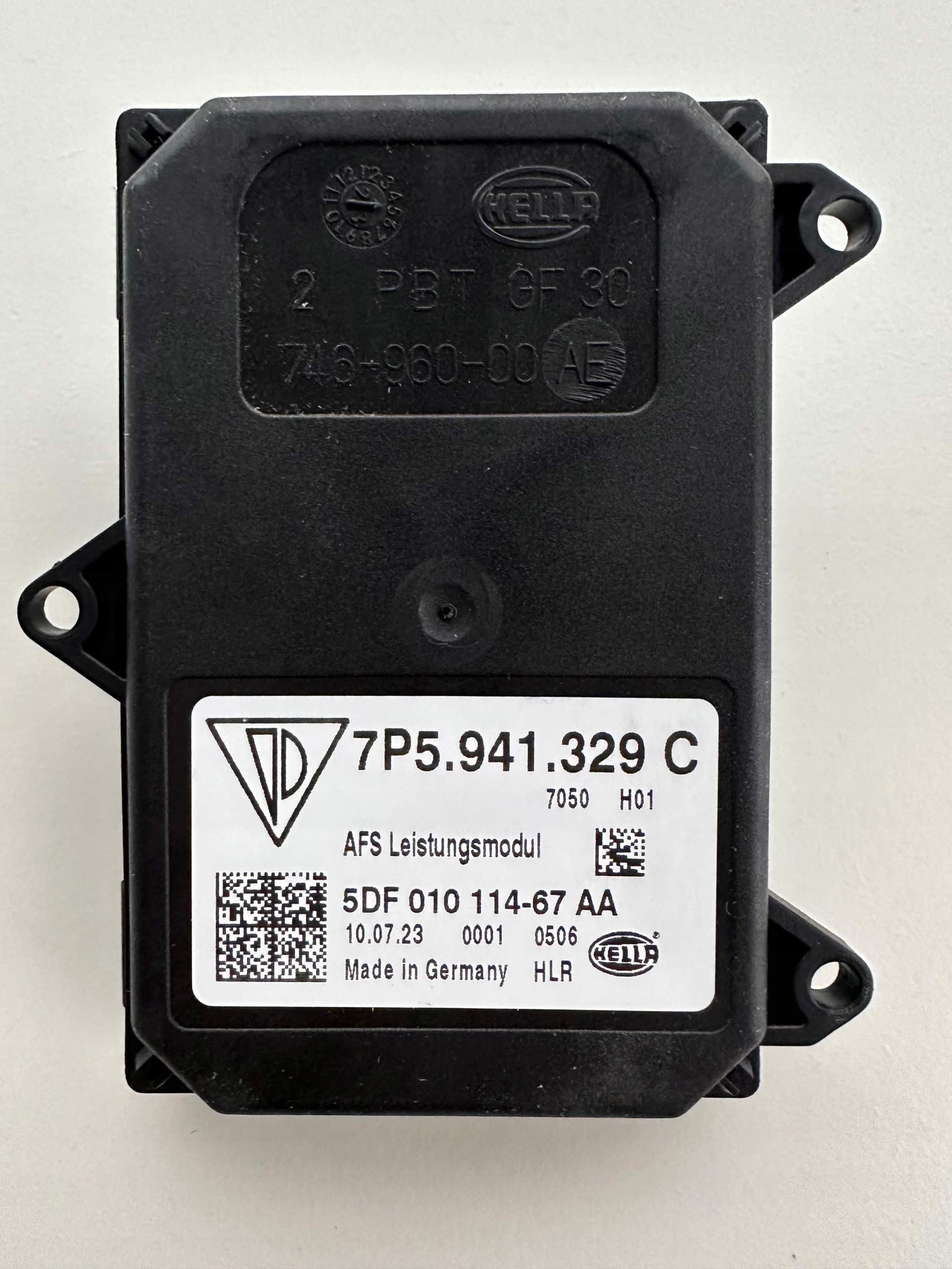 PORSCHE Cayenne БЛОК УПРАВЛЕНИЯ модуль led л=r 95861838801