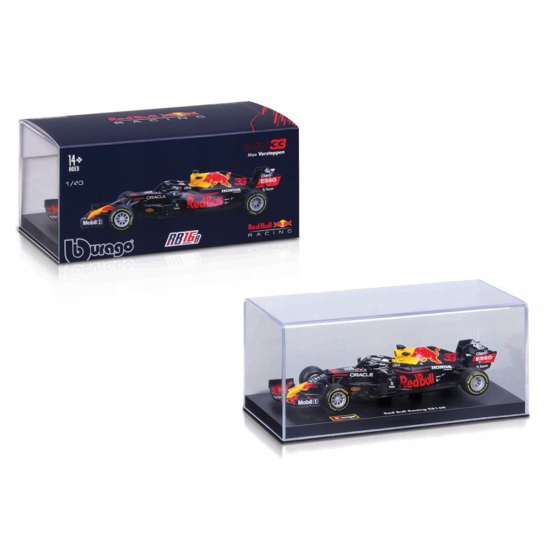 Bburago 1:43 F1 Red Bull Racing RB16B Verstappen