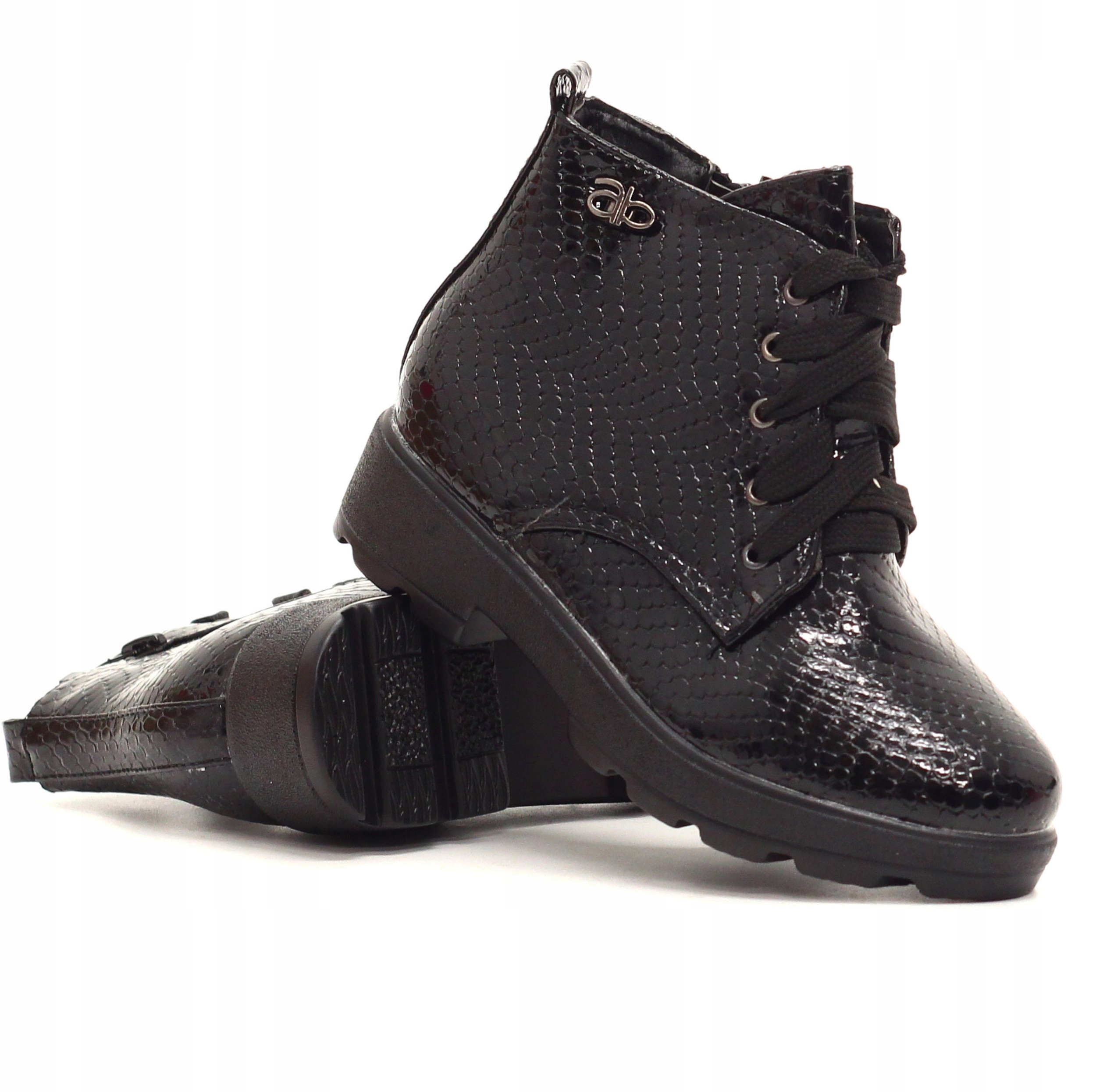 BOTKI DZIECIĘCE TRZEWIKI NA SUWAK LEKKIE CZARNE Marka Inna marka