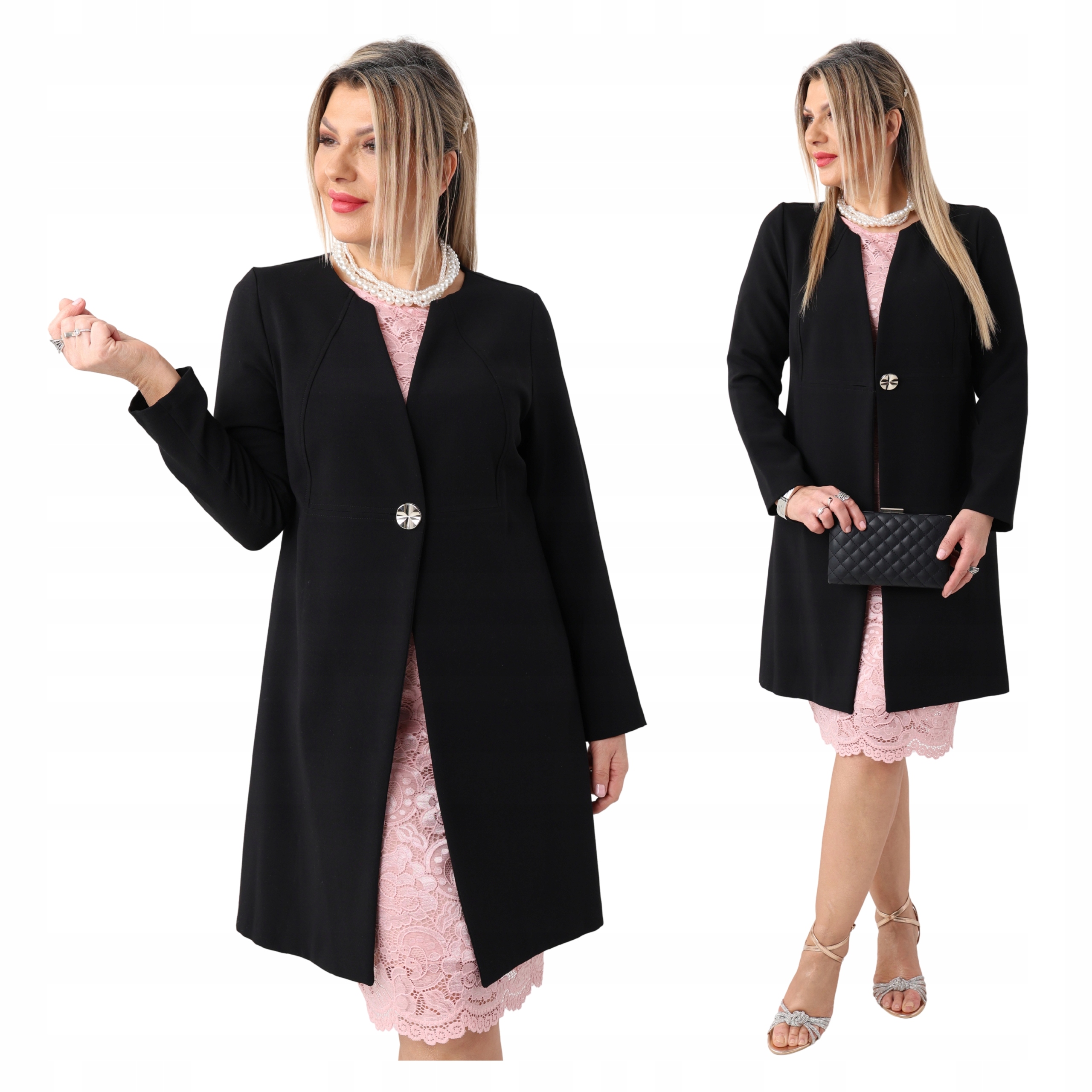 Płaszcz damski marynarka Polski Producent duże rozmiary lekki