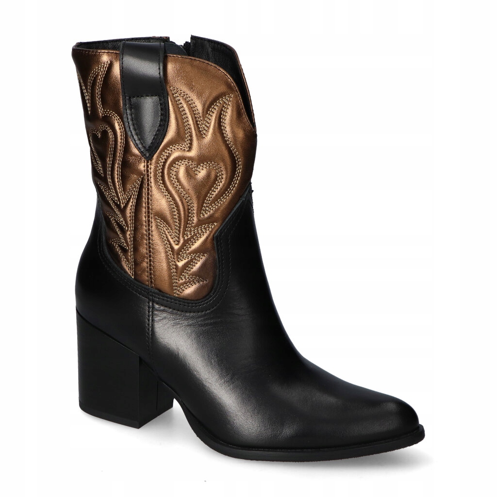 Karino 4910/167-F Černé celozrnné Kotníkové Boty 36