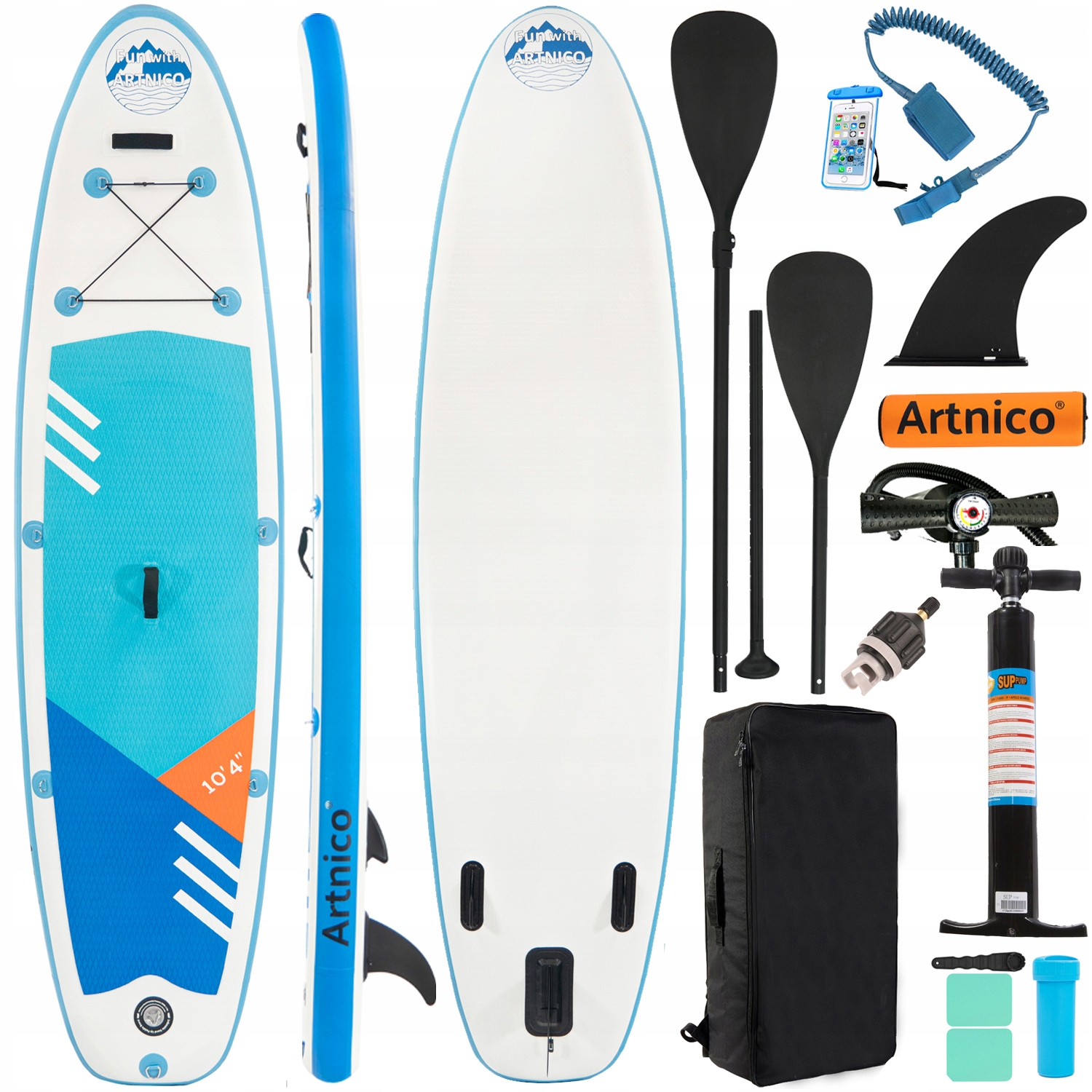 nafukovací paddleboard pro plavání 315 cm, kompletní sada s příslušenstvím, velká sada