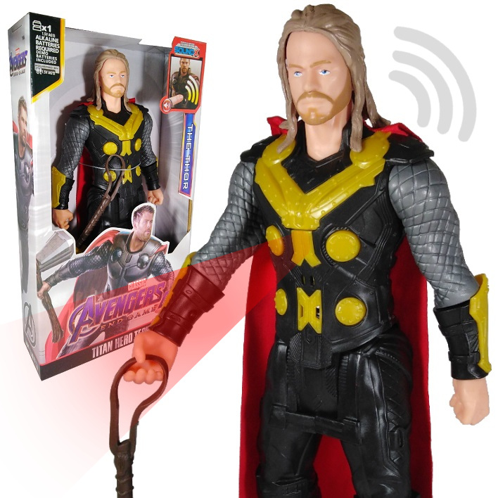 

Thor Ruchoma Duża Figurka Avengers Dźwięk 30cm