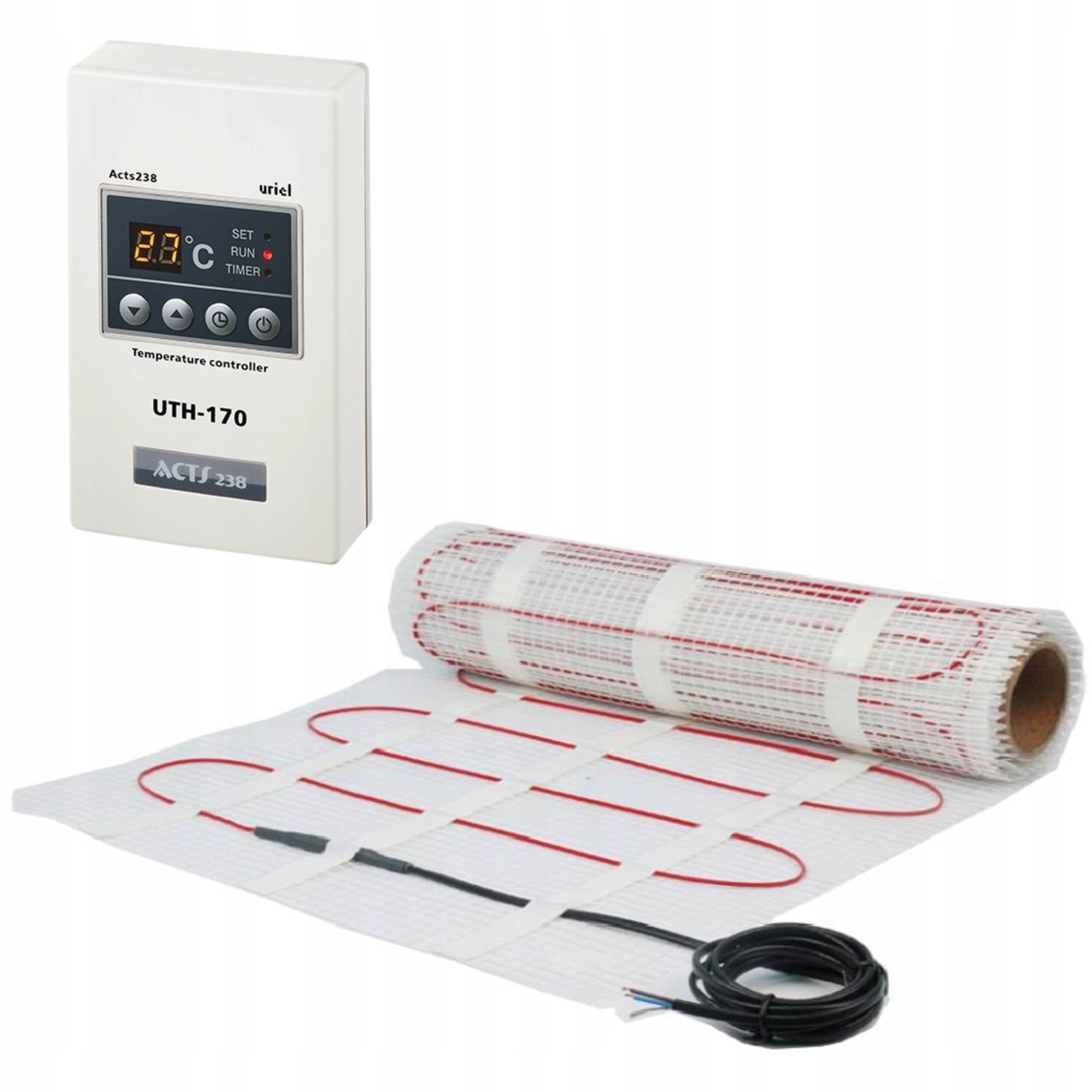 Sada Vyhřívací Podložka Xaram 2,5 m2 375 W termostat F-70 Digitální pod dlaždice