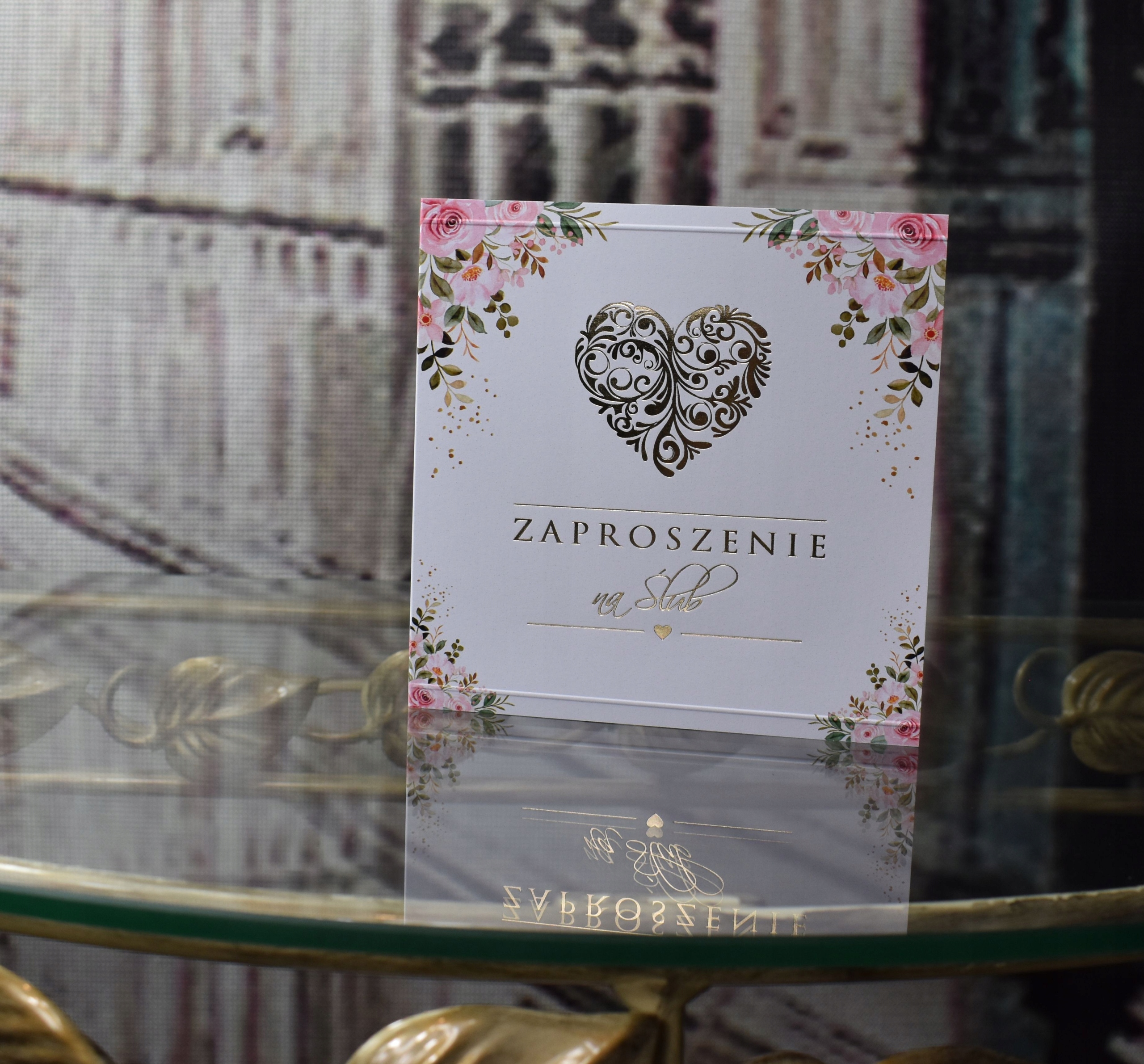 Zaproszenia Ślubne ZŁOCONE Bestseller, PRÓBNE-HIT Marka inny