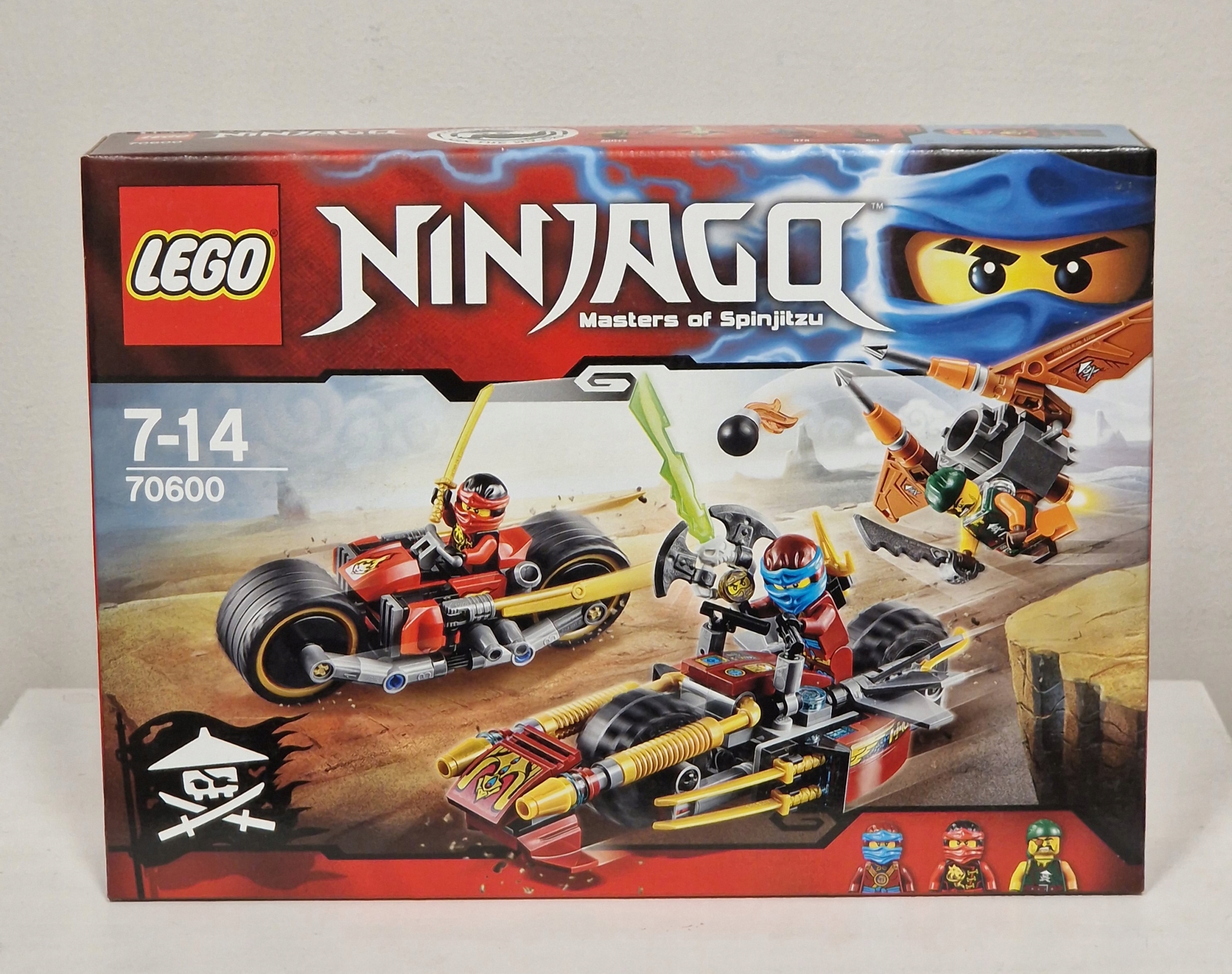 Lego Ninjago 70600 Pościg na motocyklu Nowe