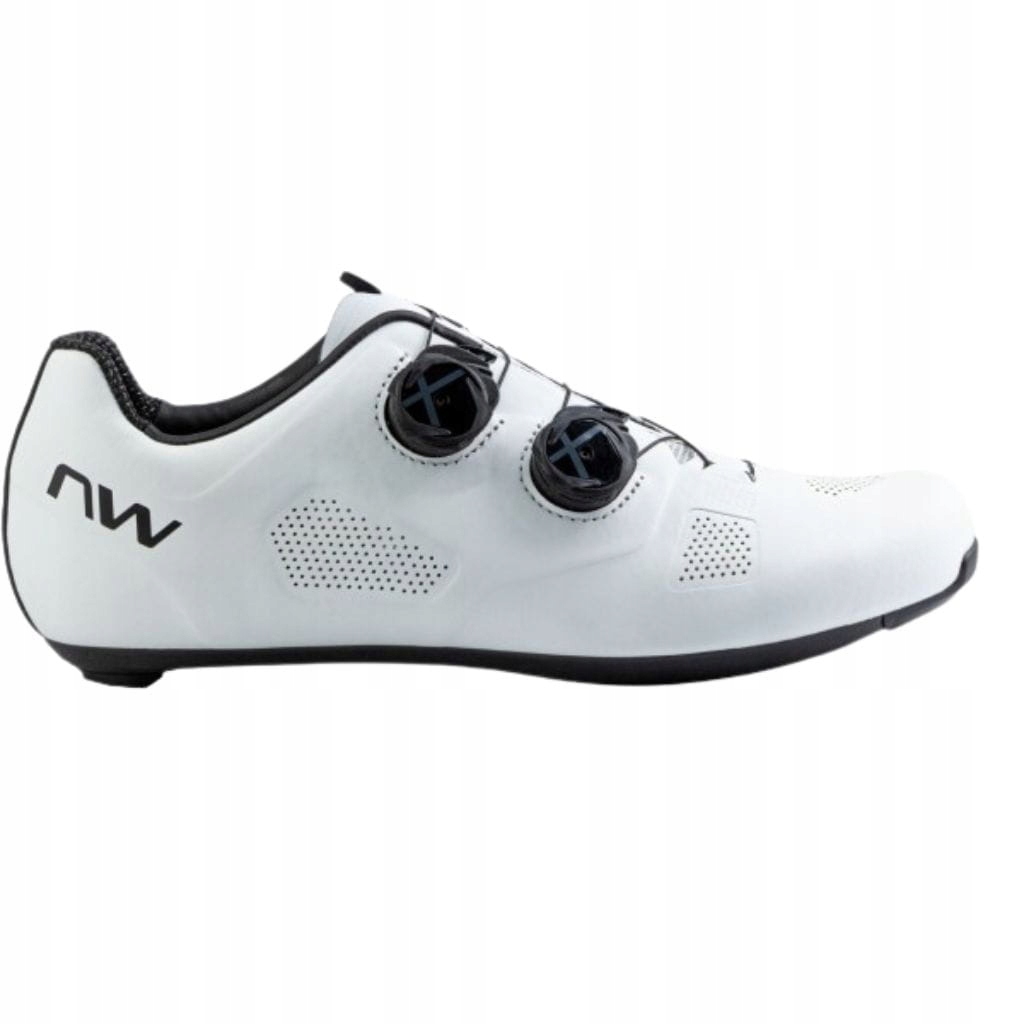 Pánske cyklistické topánky Northwave Revolution Wide white/black 41.0