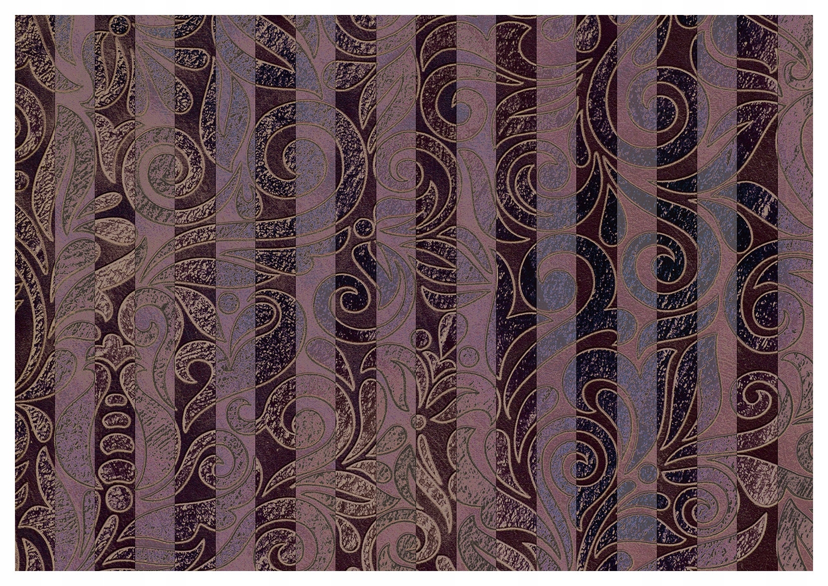 Flízovaná fototapeta Fialovo-zlaté pruhy ornament 350x250 lepidlo