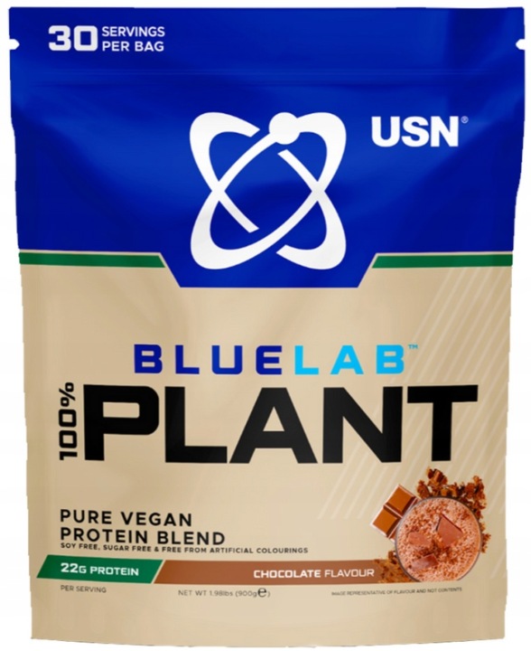 100% Veganský Protein Plant Protein 900G Čokoláda Usn