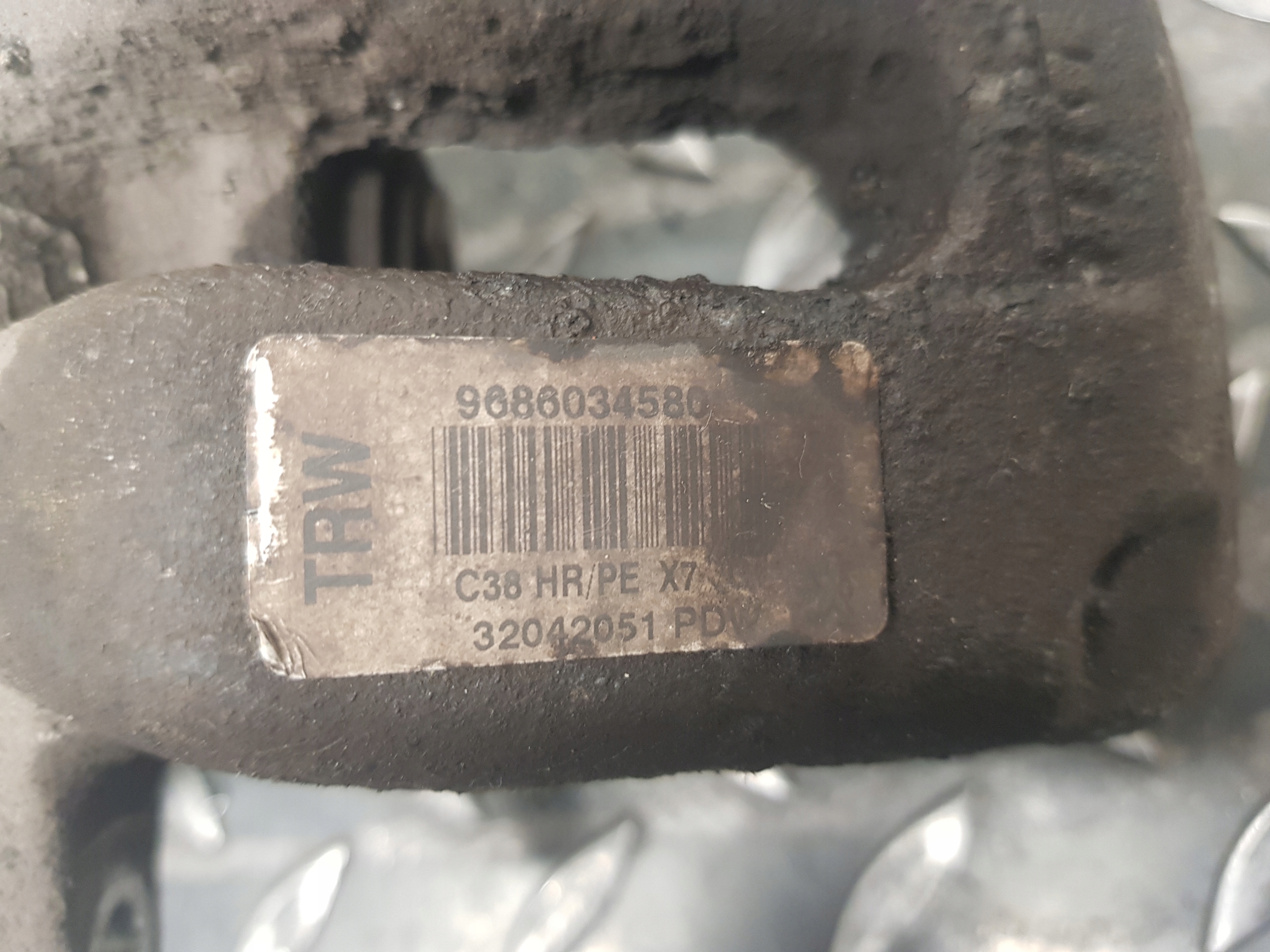 caliper brake left rear part rear CITROEN C5 9686034580