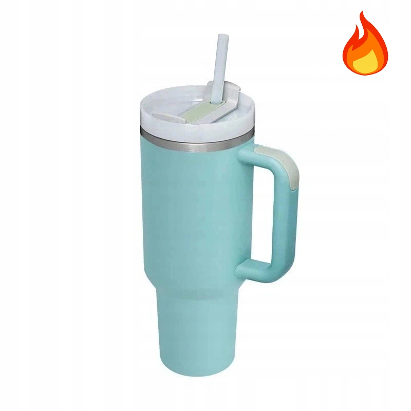 Kubek Termiczny 1200ML Podwójne Ścianki Uchwyt Stal Nierdzewna