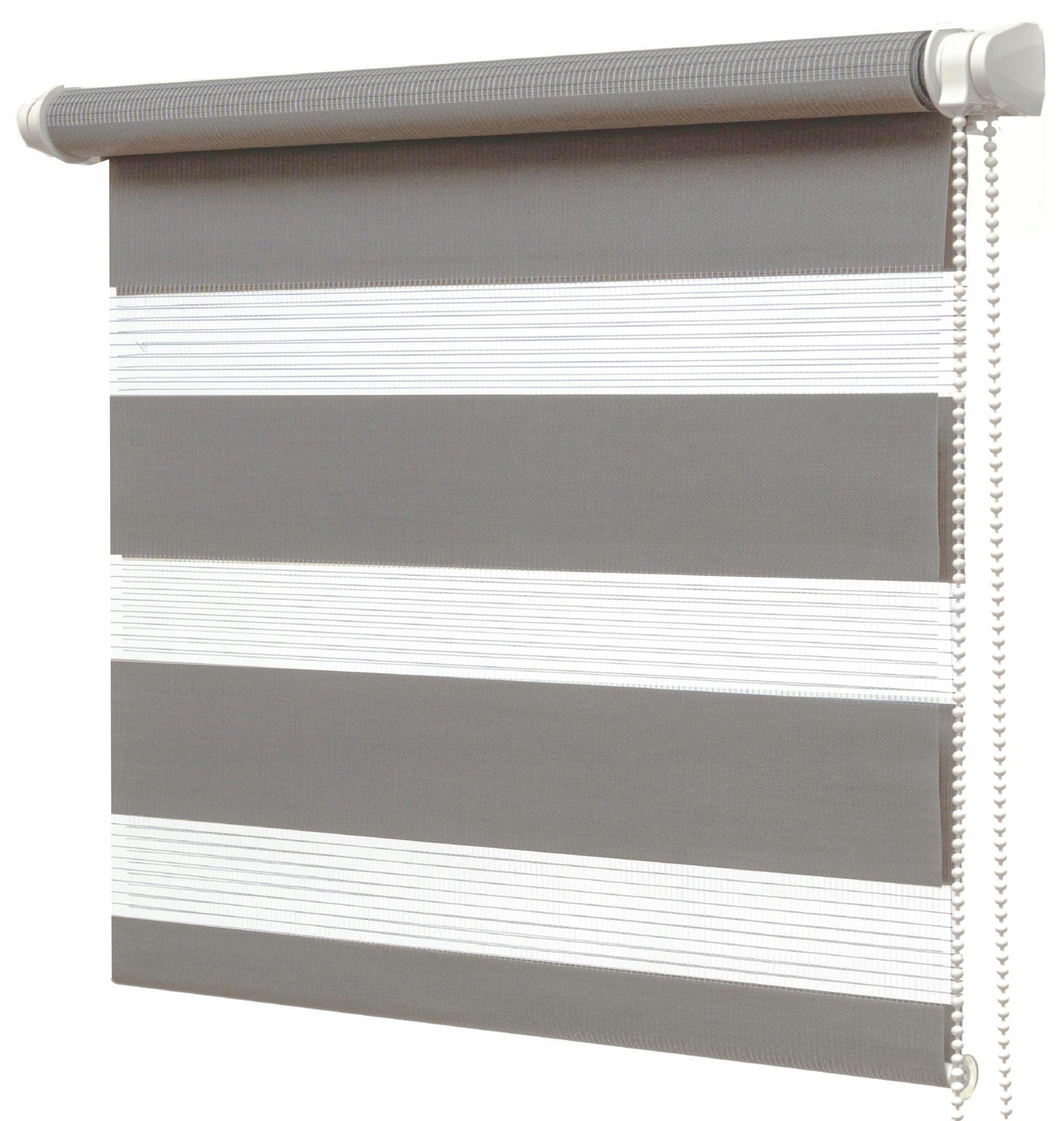 ROLETA ROLETY DZIEN NOC 65x150 NA WYMIAR BEZINWAZYJNE NAPINACZ ŻALUZJE