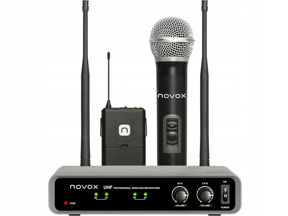 System bezprzewodowy NOVOX Free HB2 Typ mikrofonu do ręki