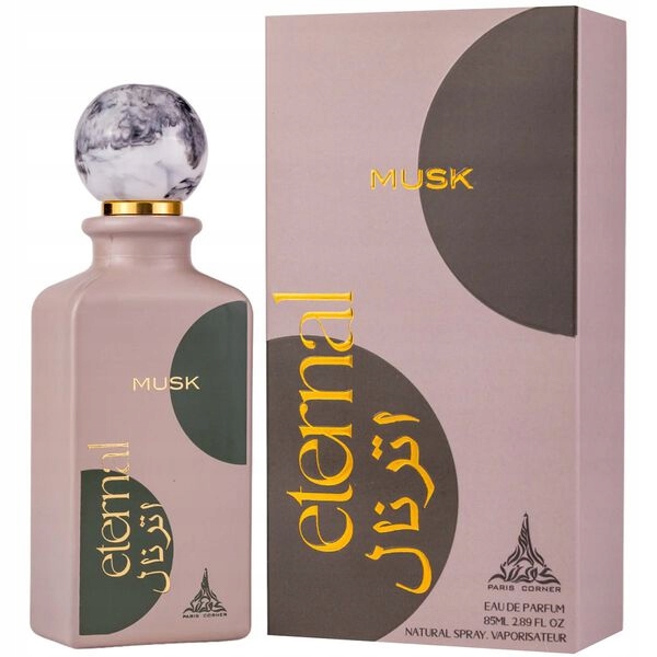 Oryginalne Perfumy Arabskie Paris Corner Eternal Musk 85ml+Próbka Gratis!