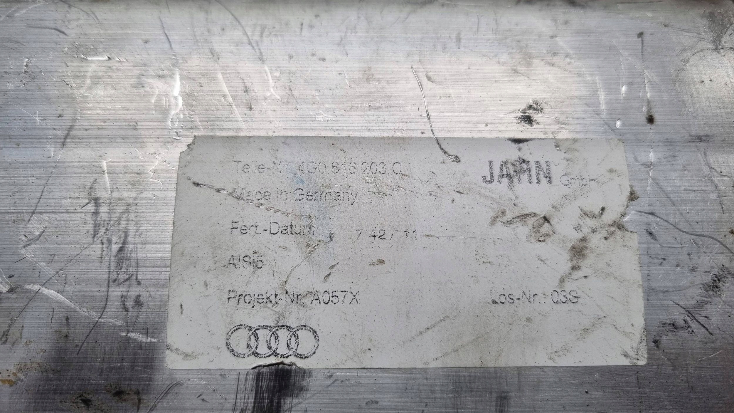 Behälter Druck luft Achsträgers 4G0616203C AUDI A6 C7 A7 C7 4G