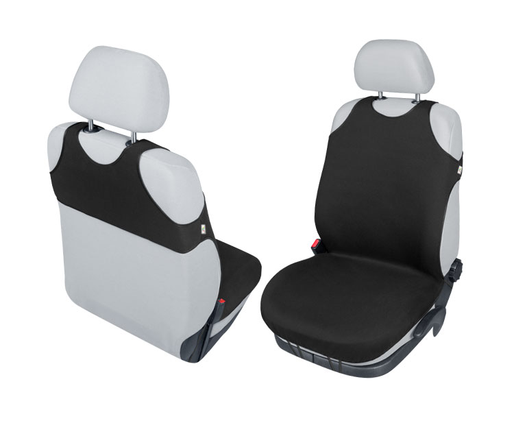 Bawełniana Koszulka samochodowa Pokrowiec na fotel Czarny 1 szt Singlet