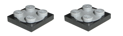 

Lego Płytka Obrotowa 2X2 Czarny 3680c02 2 Szt