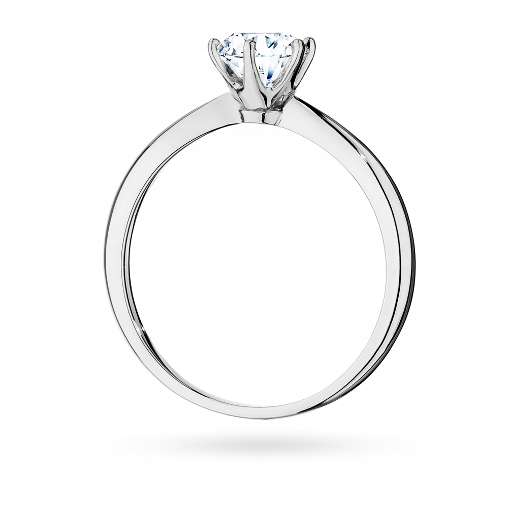 PIĘKNY ZŁOTY PIERŚCIONEK 585 z BRYLANTEM 0,70ct Marka Marko