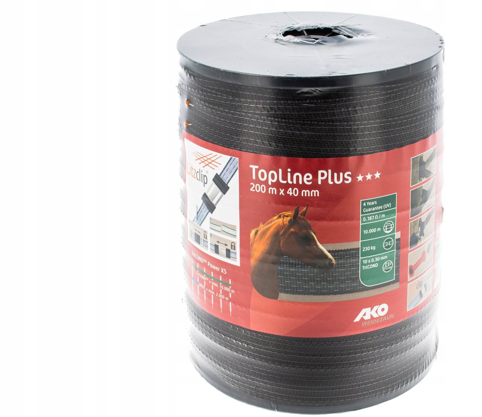 Stínící Panelové Pásy Top Line Plus Tricond 200 m x 40 mm Hnědá Ako